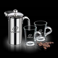 26 Oz. French Coffee Press w/ 2 Selkirk Mugs